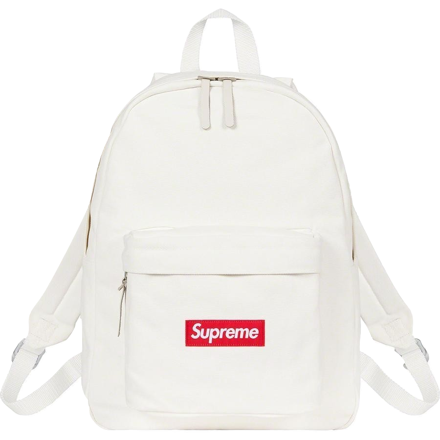 Supreme Canvas Backpack - White – Grails SF