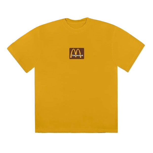 Travis Scott x McDonald's Sesame Inv T- Shirt - Gold - Used