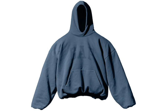 Yeezy Gap Dove Shrunken Hoodie - Dark Blue