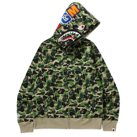 A Bathing Ape ABC Full Zip Shark Hoodie