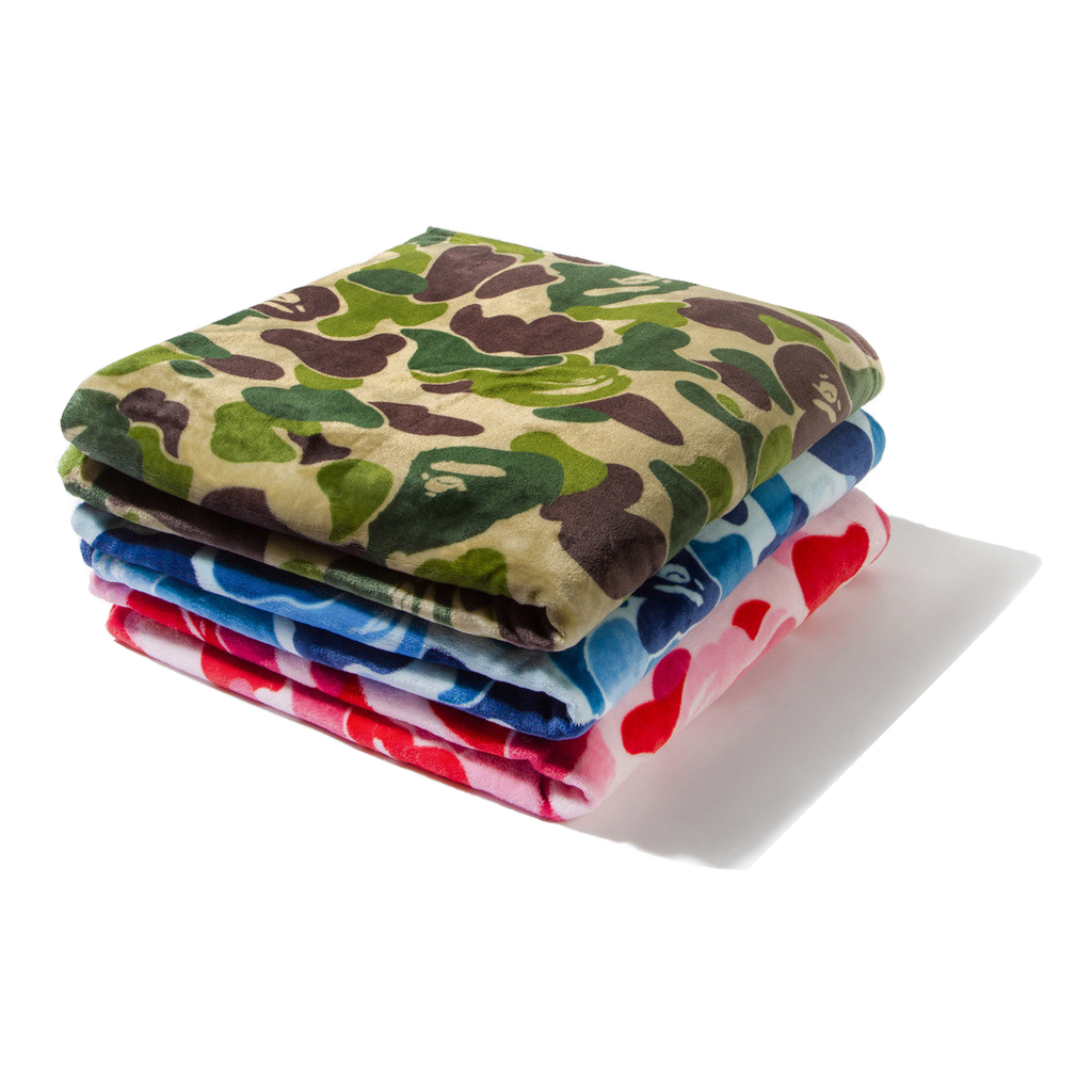 A Bathing Ape ABC Camo Blanket - Pink