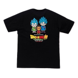 A Bathing Ape Dragon Ball Super Son Goku & Vegeta Tee - Black - Used