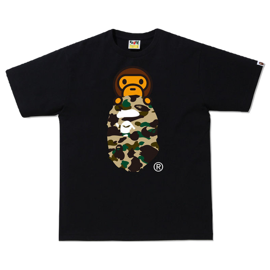 A Bathing Ape 1st Camo Millo on Ape Head - Black/Yellow