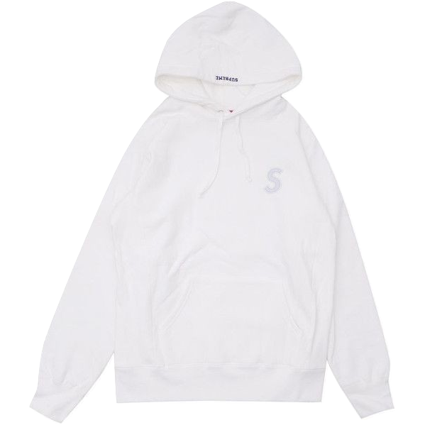 Supreme 3M Reflective S Logo Hooded Sweatshirt - White