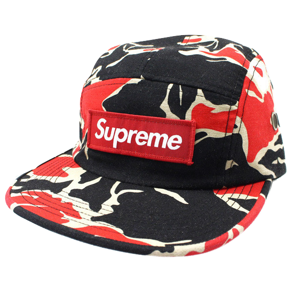 Supreme Tiger Camo Camp Cap - Red – Grails SF