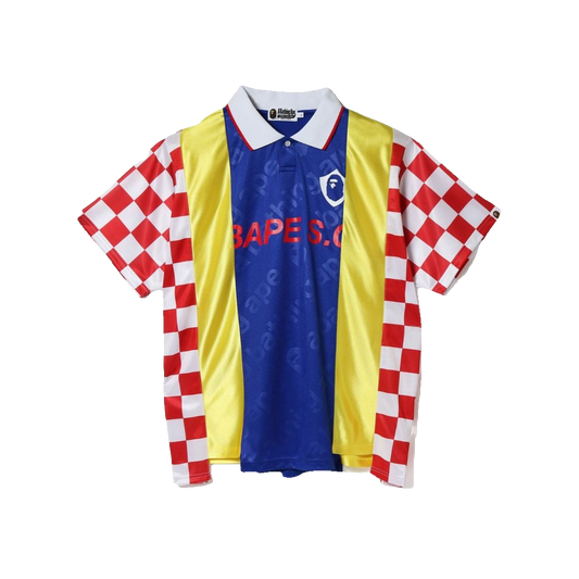 A Bathing Ape Checkered Game Jersey - Multicolor