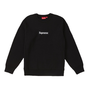 Supreme Box Logo Crewneck FW18 - Black - Used