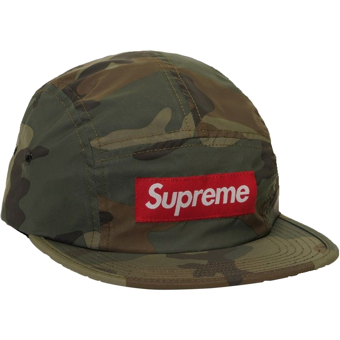 Supreme Reflective Camo Camp Cap - Olive Camo - Used