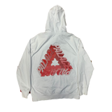 Palace P-3D Tri Ferg Hoodie - White/Red