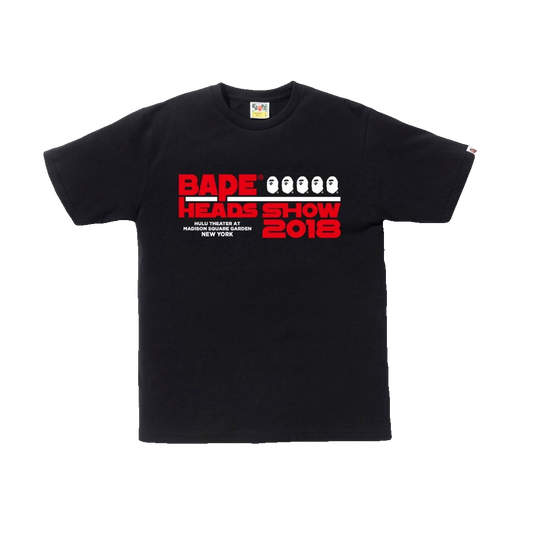 A Bathing Ape Heads Show Tee - Black