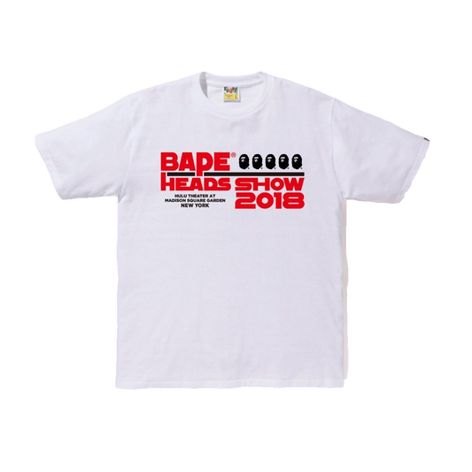 A Bathing Ape Heads Show Tee - White