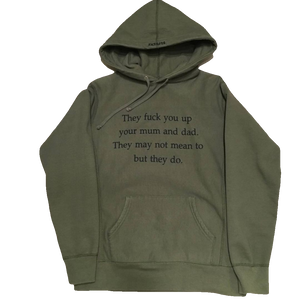 Supreme They F*** You Up Hoodie - Olive - Used