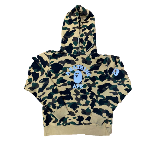 A Bathing Ape 1st Camo College Reflective Hoodie - Yellow Camo