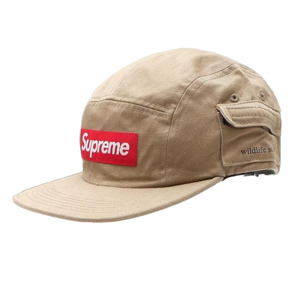 Supreme Wildlife Society Side Pocket Camp Cap - Khaki