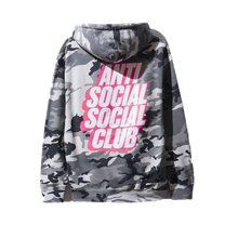 Anti Social Social Club Blocked Siberia Camo Hoodie - Grey Camo - Used