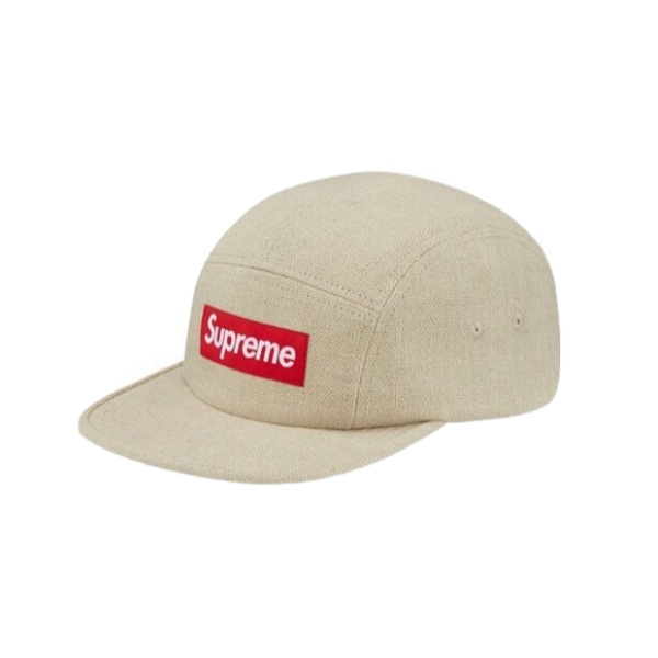 Supreme Linen Croc Strap Camp Cap - Khaki – Grails SF