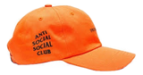 Undefeated X Anti Social Club Weird Cap - Orange