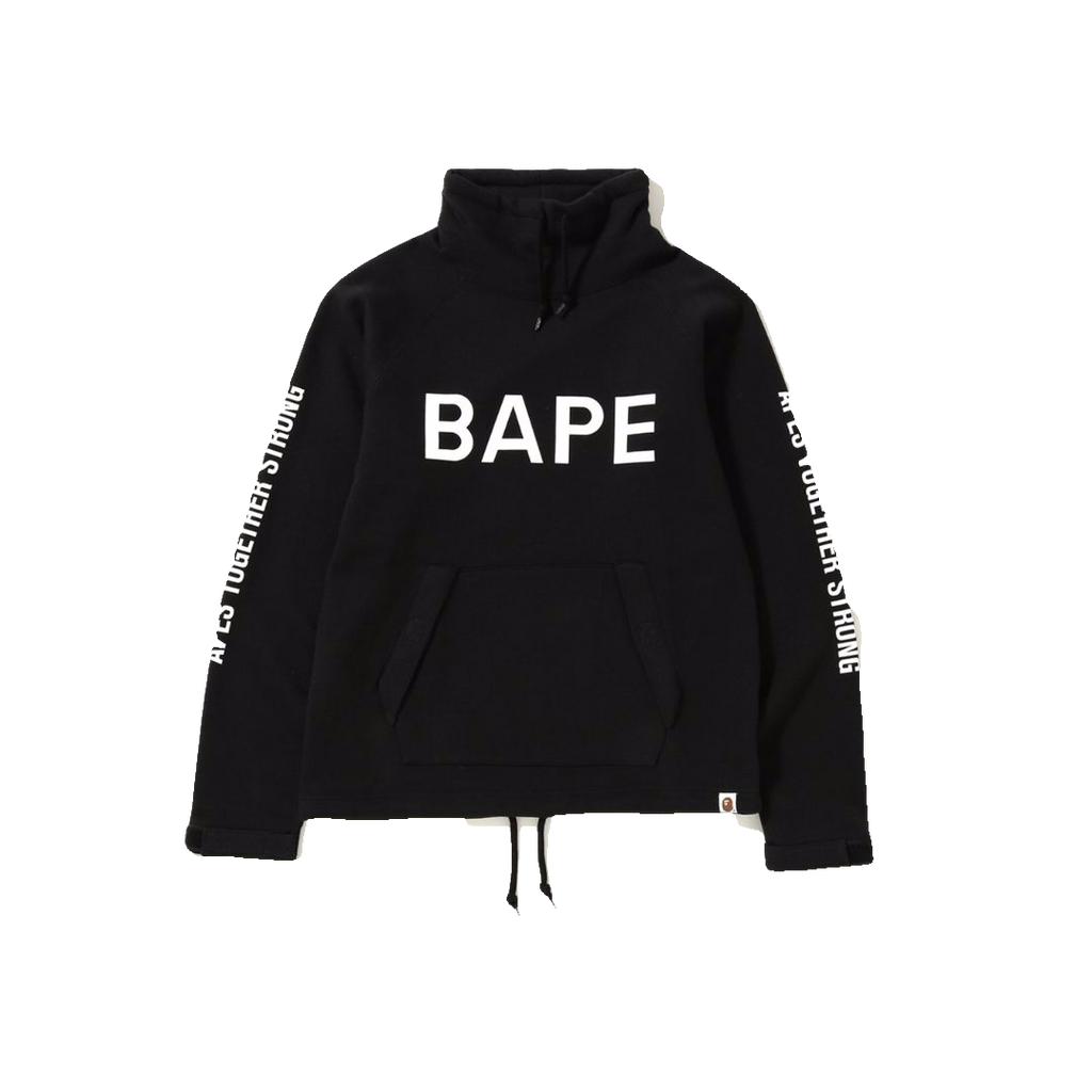 A Bathing Ape Funnel Neck Sweat Top - Black