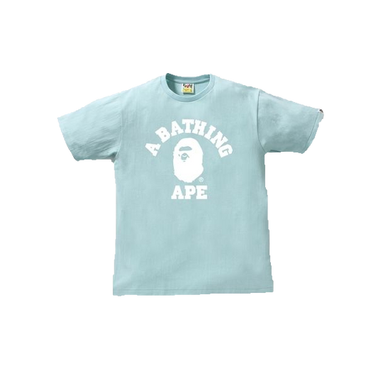 A Bathing Ape Color College Tee - Teal - Used