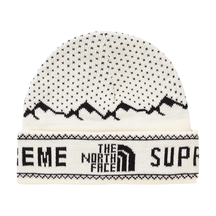 Supreme The North Face Fold Beanie - White