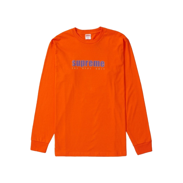 Supreme The Real Shit L/S Tee - Orange