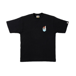 A Bathing Ape Kabuki College Tee - Black - Used