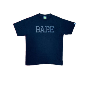 A Bathing Ape Reflector Bape Tee - Black/Gray