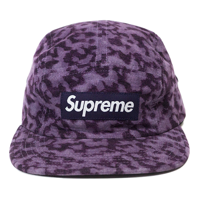 Supreme Liberty Cord Camp Cap - Purple