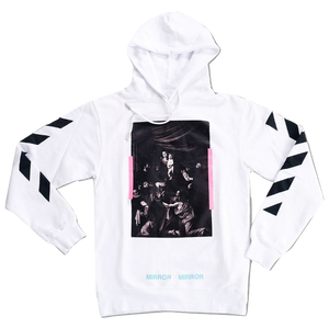 OFF WHITE Diag Caravaggio Hoodie White