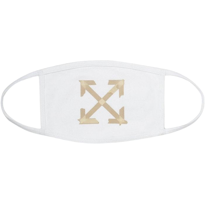 OFF-WHITE Tape Arrow Face Mask White/Beige