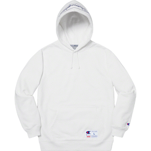 Supreme Champion Outline Hooded Sweatshirt - White