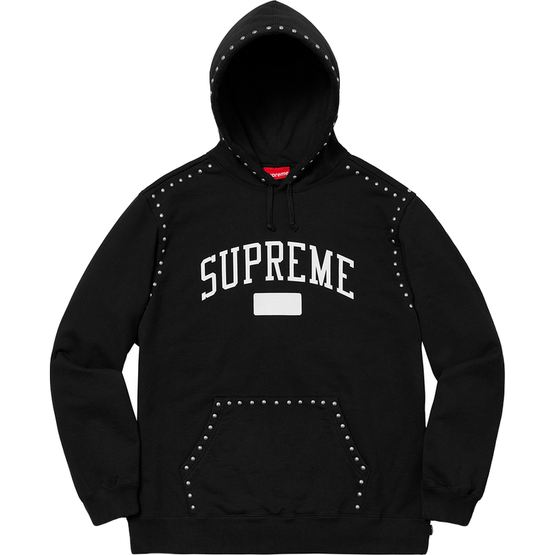 Supreme studded hotsell hoodie fw18