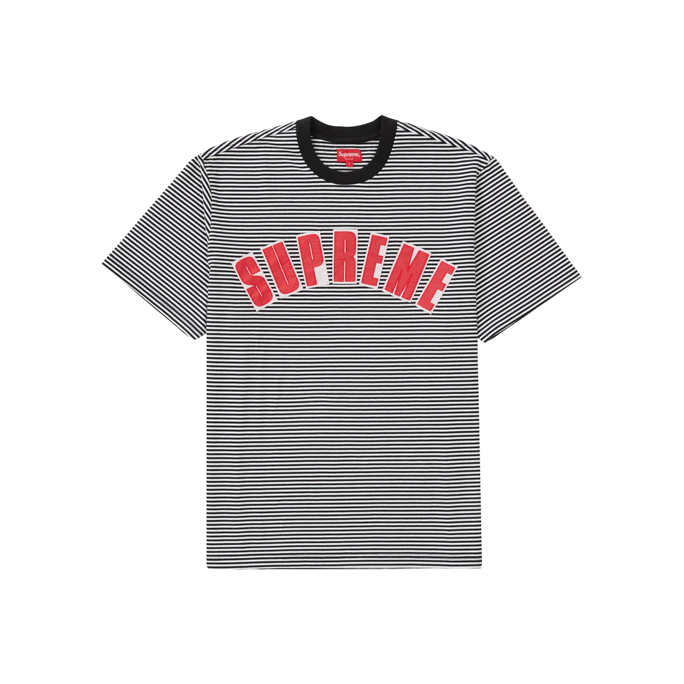 Supreme Arc Applique S/S Top - White Stripe – Grails SF