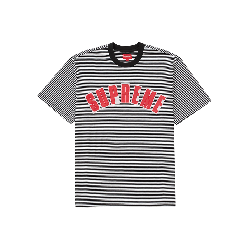 Supreme Arc Applique S/S Top - White Stripe – Grails SF