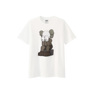 Kaws x Uniqlo Passing Through Tee - White - Used