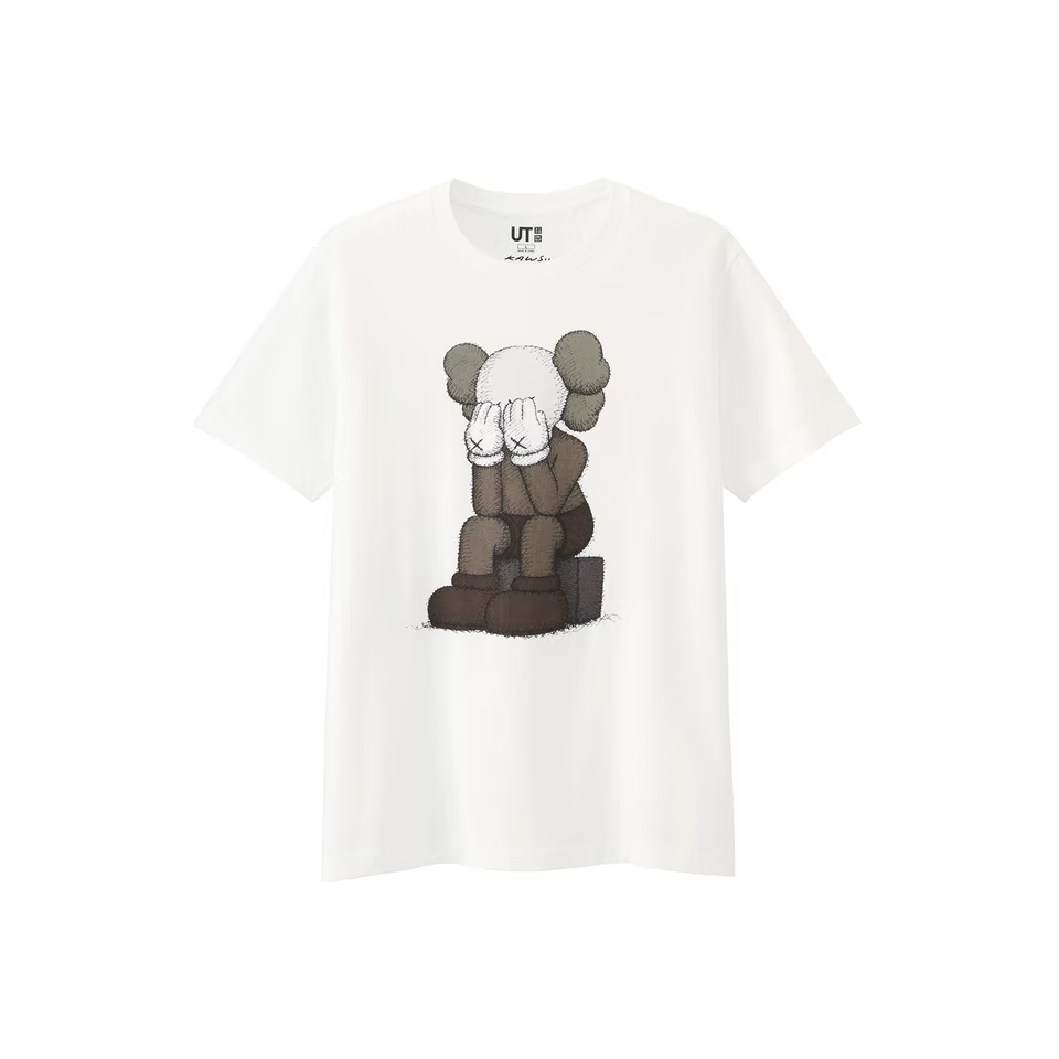 Kaws x Uniqlo Passing Through Tee - White - Used