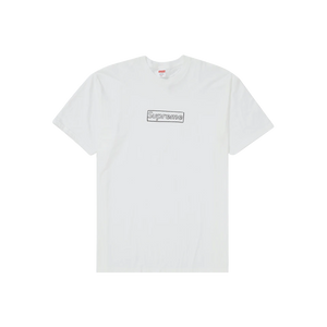 Supreme Kaws Chalk Logo Tee - White