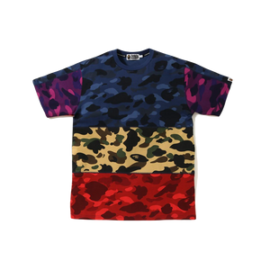 A Bathing Ape Mix Camo Tee Multicolor