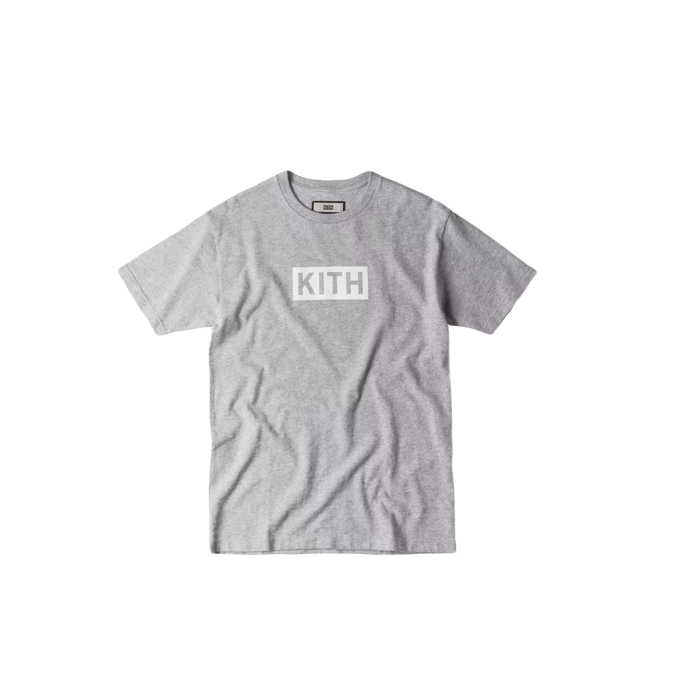 KITH Classic Logo Tee - Heather Grey