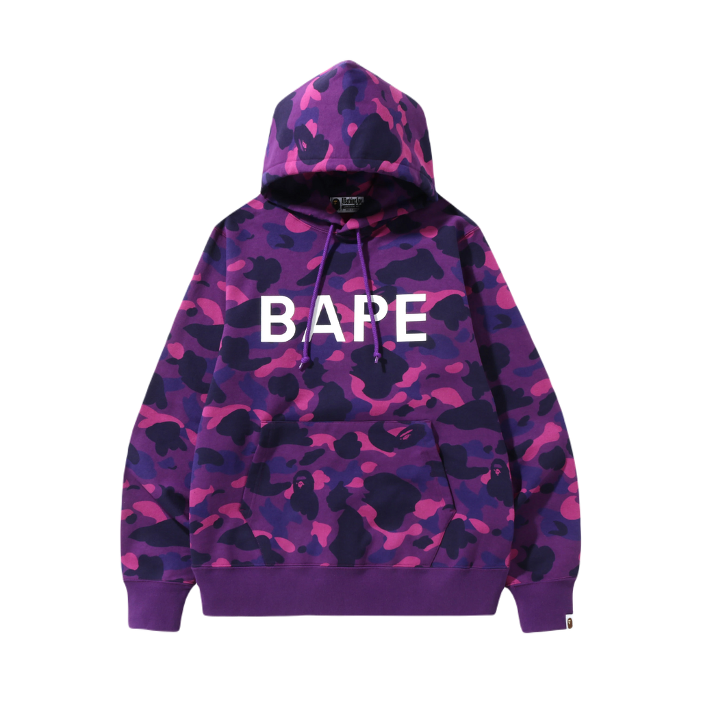 A Bathing Ape Color Camo Hoodie - Purple Camo