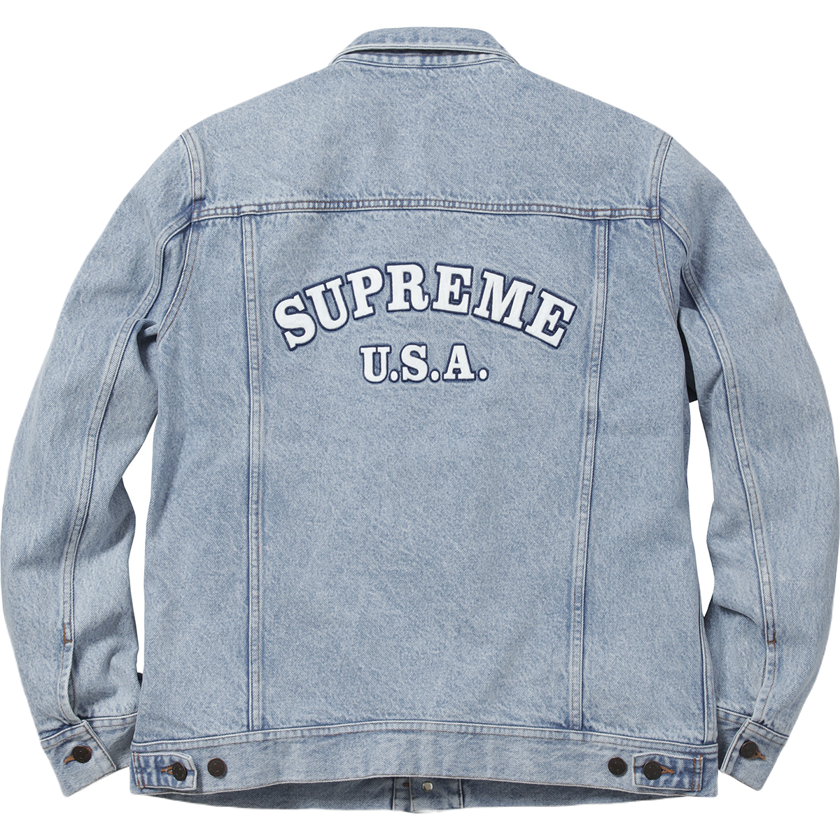 Supreme Denim Trucker Jacket SS16 - Blue