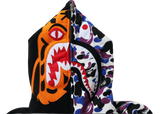 A Bathing Ape HK 15th Anniversary Color Camo Tiger Half Full Zip-Up - Multi