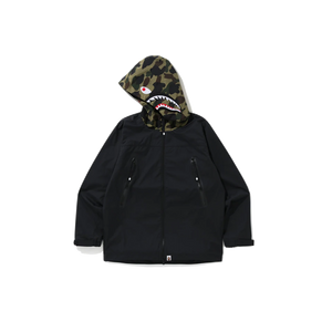 A Bathing Ape Shark Hoodie Jacket - Black - Used