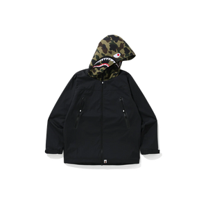 A Bathing Ape Shark Hoodie Jacket - Black - Used