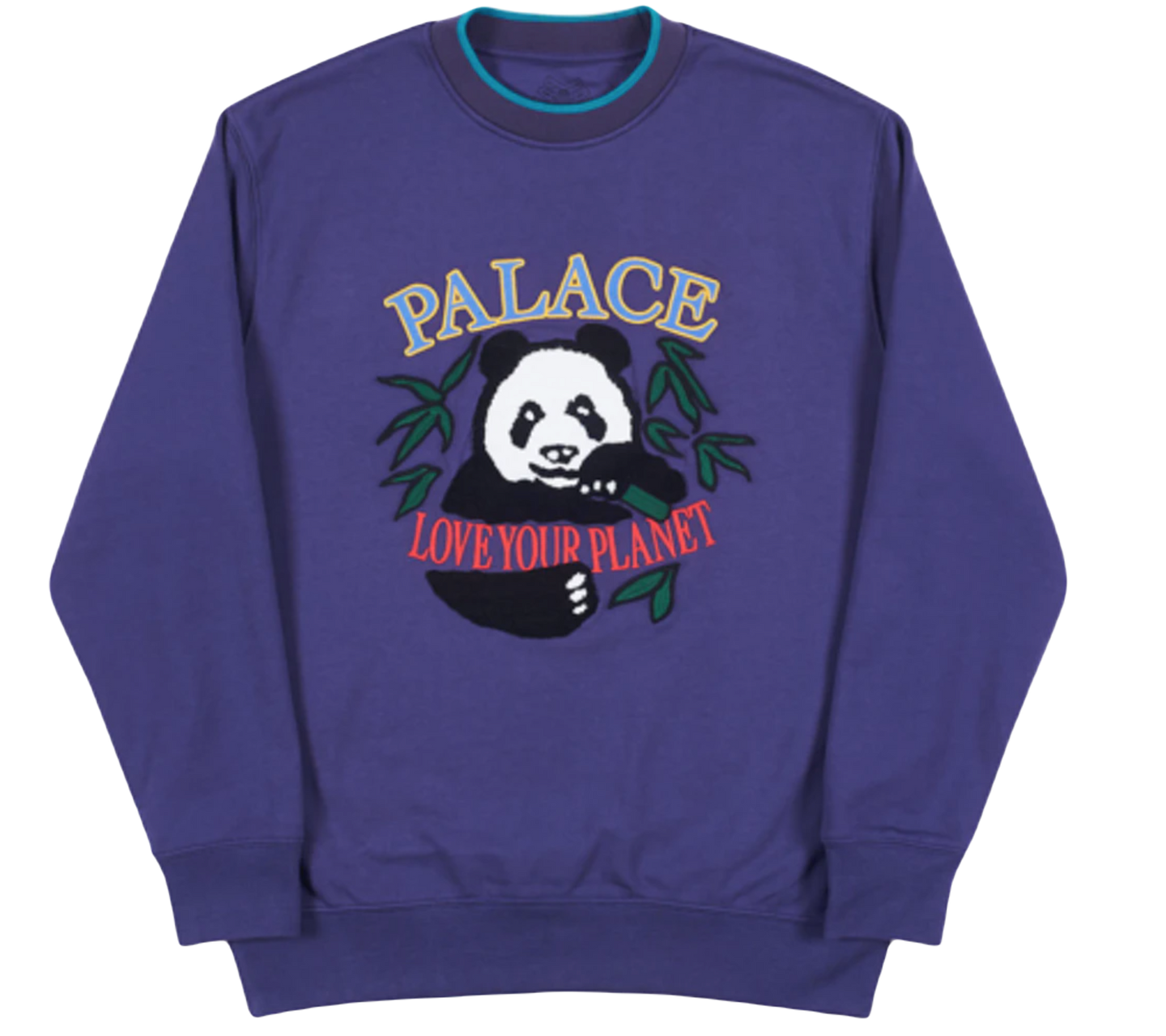 Palace Panda Crewneck - Purple