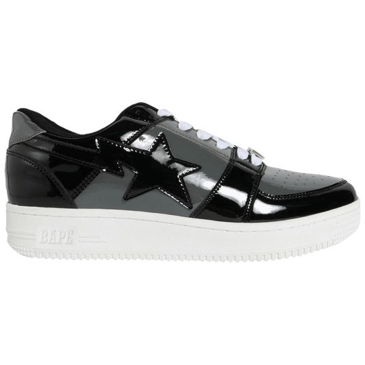 A Bathing Ape Bapesta Low - Black Grey