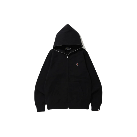 A Bathing Ape One Point Full Zip Hoodie - Black