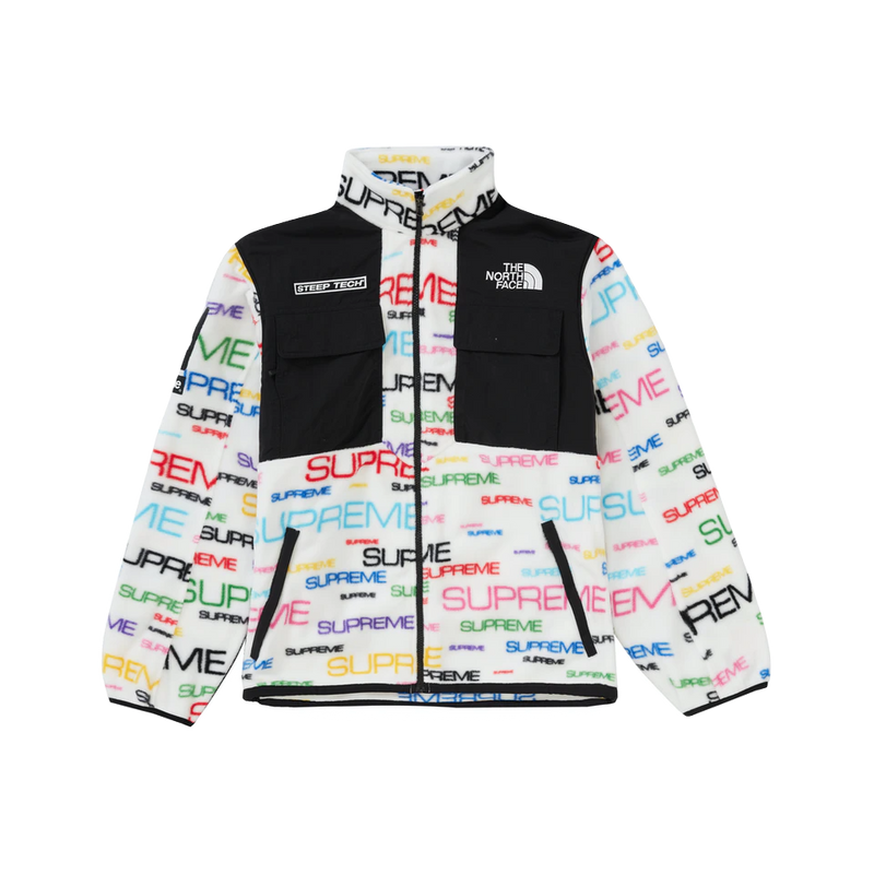 Supreme x The North Face Steep Tech Fleece Jacket - White – Grails SF