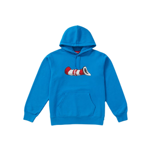 Supreme Cat In The Hat Hooded Sweatshirt - Bright Royal - Used