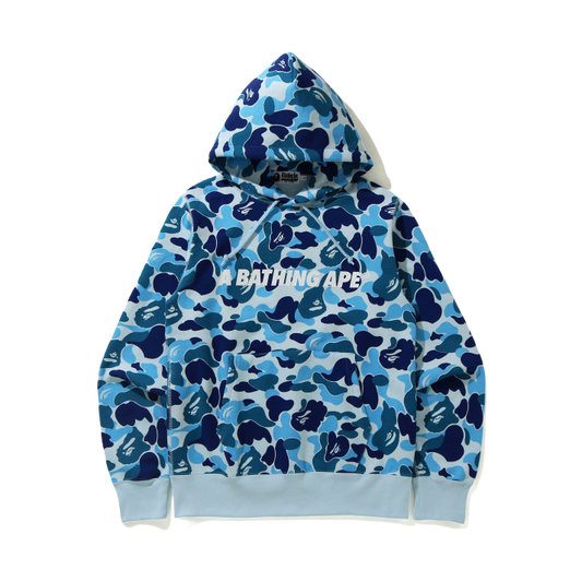 A Bathing Ape ABC Camo Pullover Hoodie - Blue